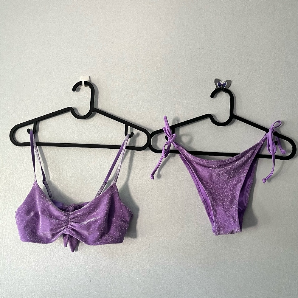 Shimmer bikini set -new